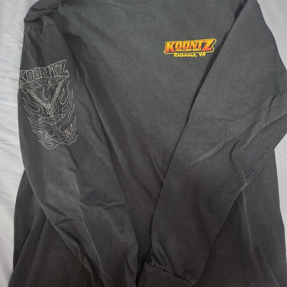 Koontz Black Vintage Long Sleeve Size Medium